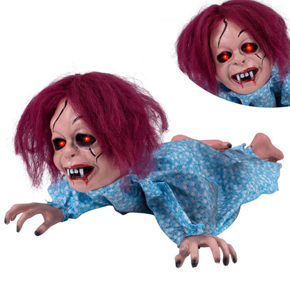 28" Halloween Horrifying Crawling Girl