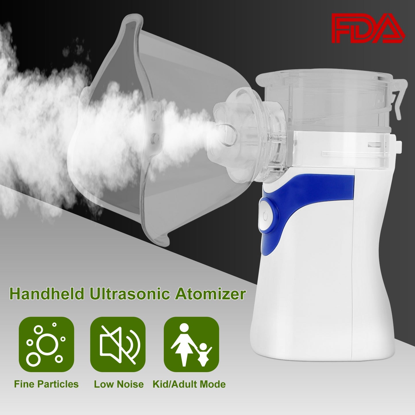 Handheld Ultrasonic Mesh Atomizer Nebulizer