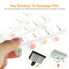 Weekly Pill Organizer AM PM Daily Medicine