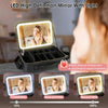 Travel Makeup Bag with LED Mirror