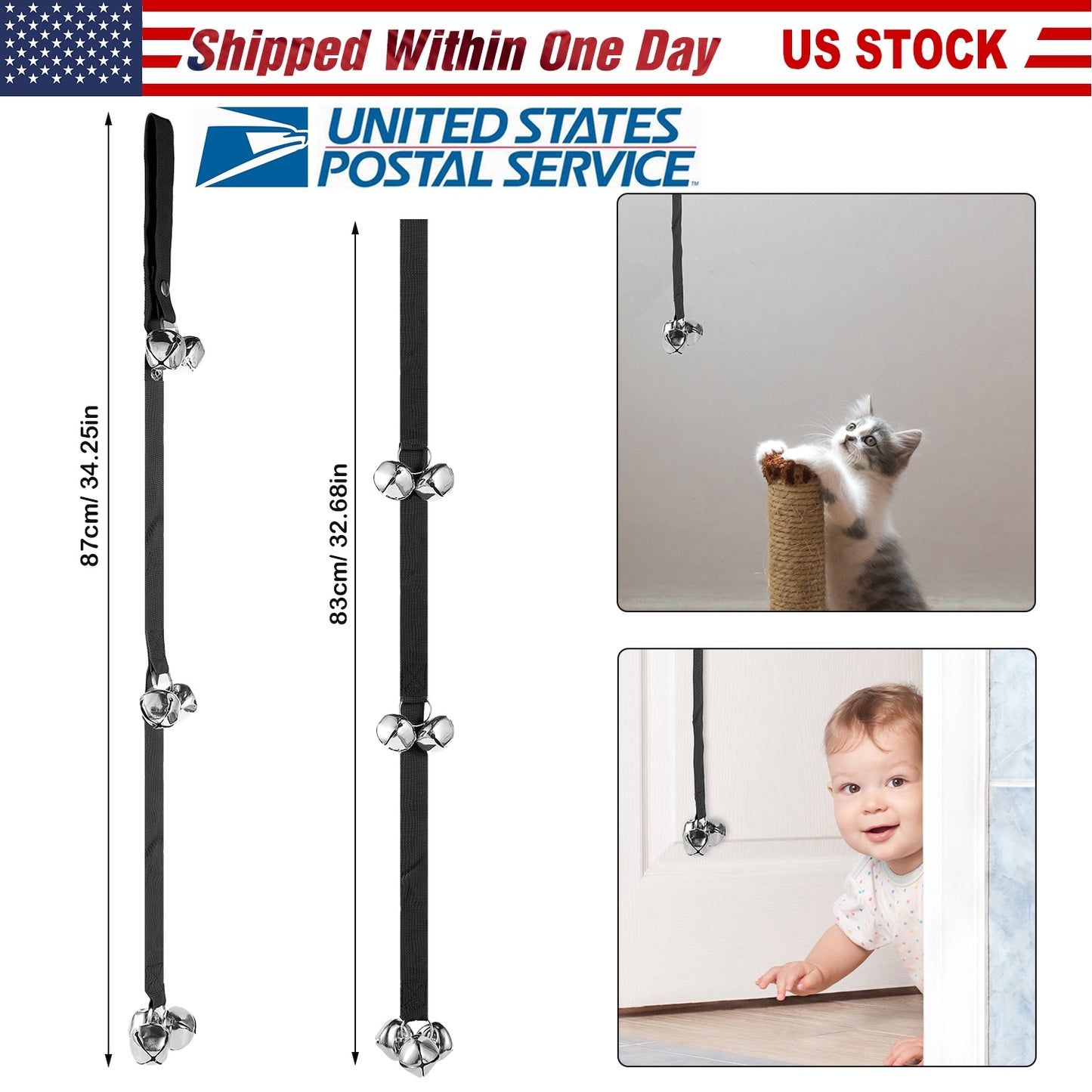Dog Potty Training Doorbells with 7 Extra Loud Bells