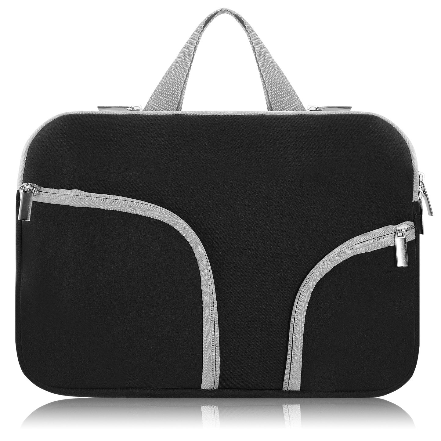 Laptop Sleeve Bag with Front Pockets - Neoprene Protection