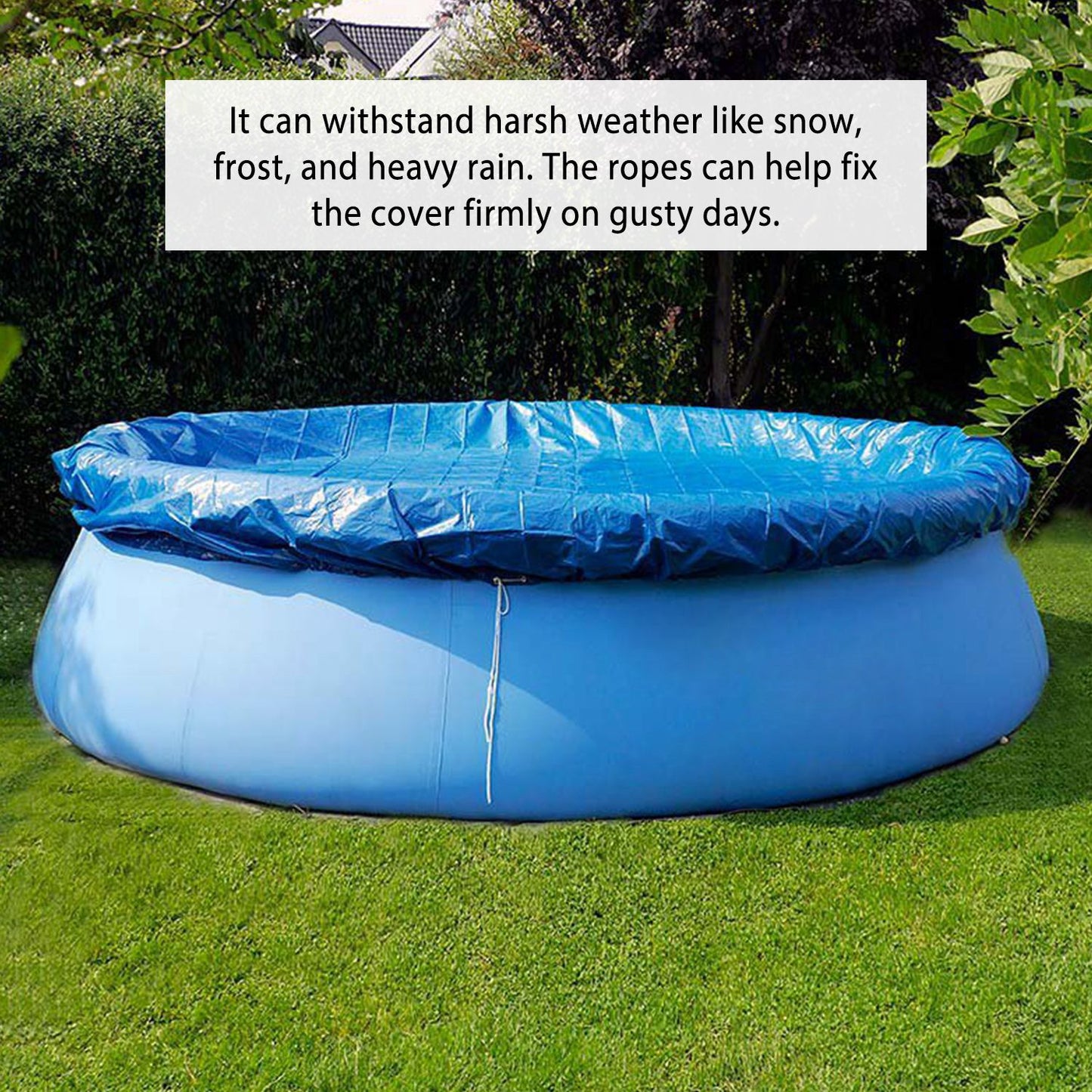 Round Pool Cover 10ft Waterproof Dustproof Protector