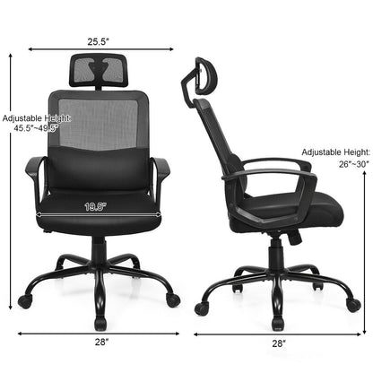 High Back Ergonomic Mesh Office Chair with Adjustable Height