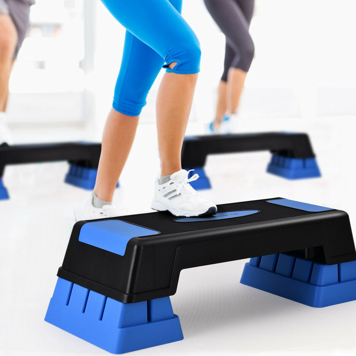 Aerobic Exercise Stepper Trainer with Adjustable Height 5