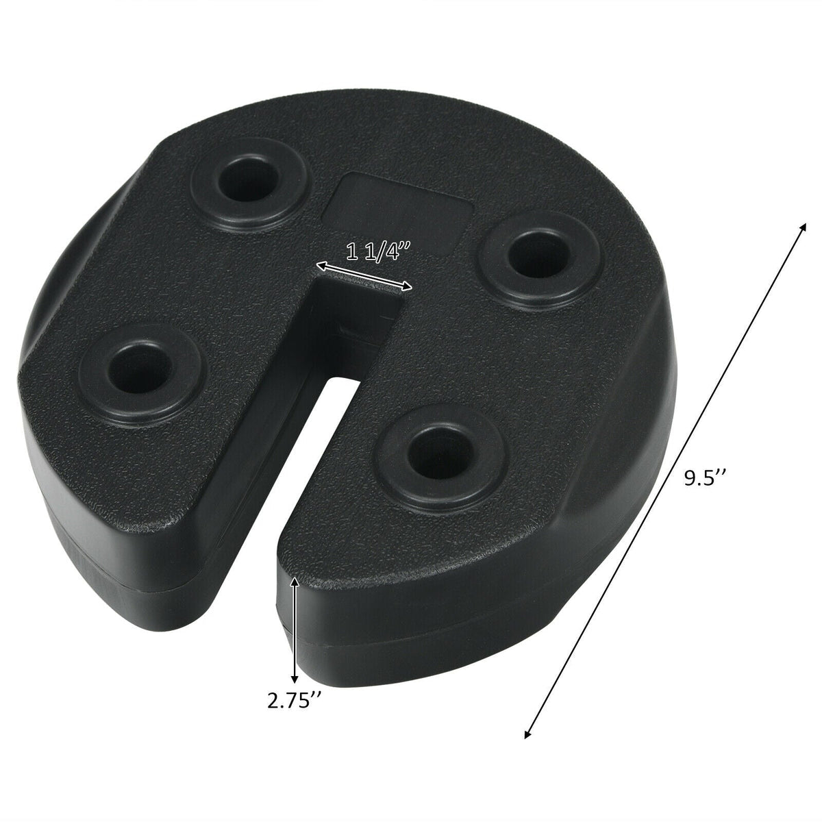 Set of 6 Canopy Weights 30lbs Weight Plate Kit with No-Pinch Design