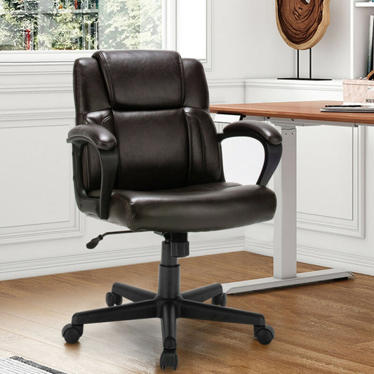 Executive Office Chair with Adjustable Height & Armrests