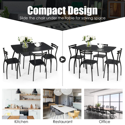 Outdoor Garden Acacia Wood Patio Dining Chairs for Porch