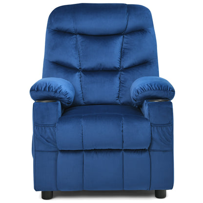 Kids Recliner Chair with Cup Holder and Footrest