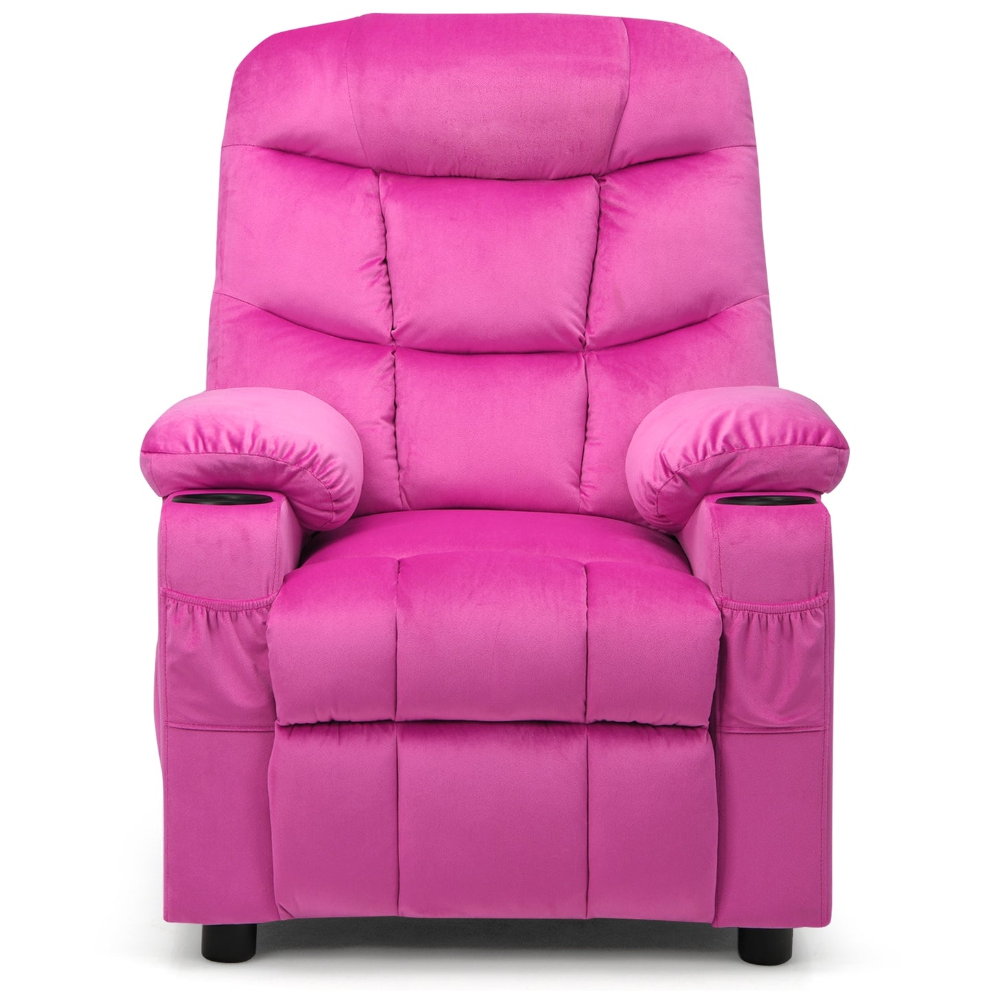 Kids Recliner Chair with Cup Holder and Footrest