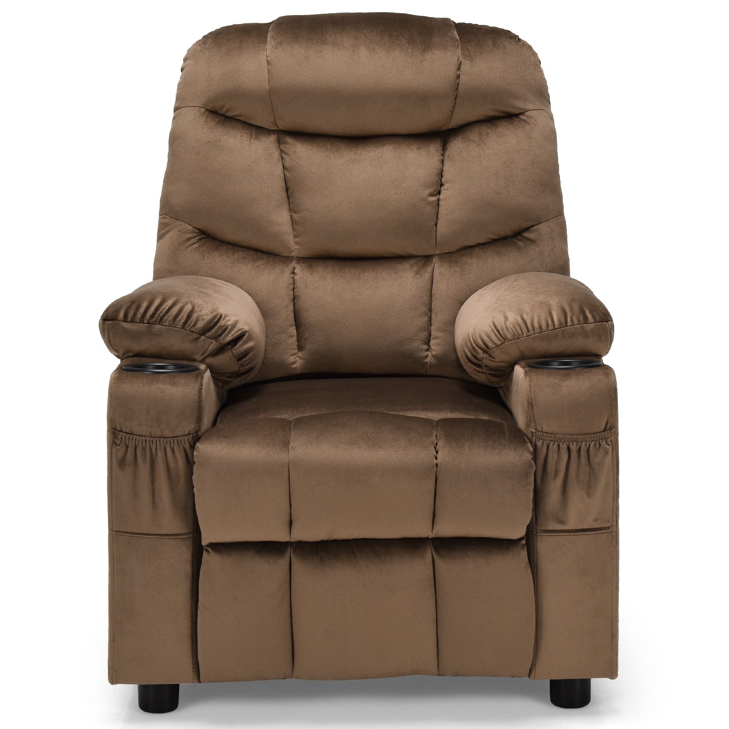 Kids Recliner Chair with Cup Holder and Footrest