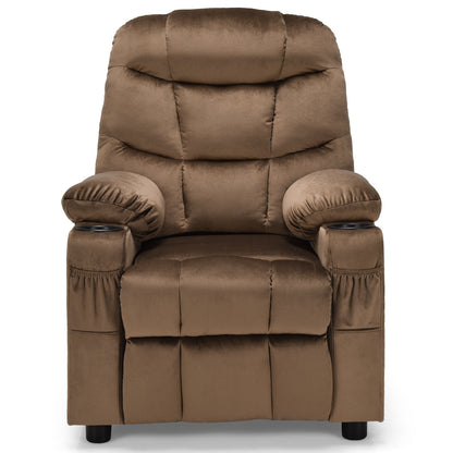 Kids Recliner Chair with Cup Holder and Footrest