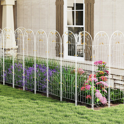2 Pack 71 x 20 Inch Metal Garden Trellis Rustproof Plant Support for Climbing Plants