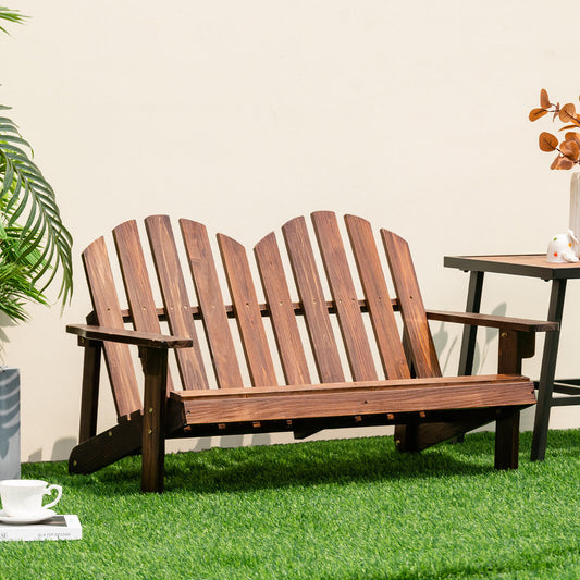 Kids Adirondack Chair for 2 with High Backrest