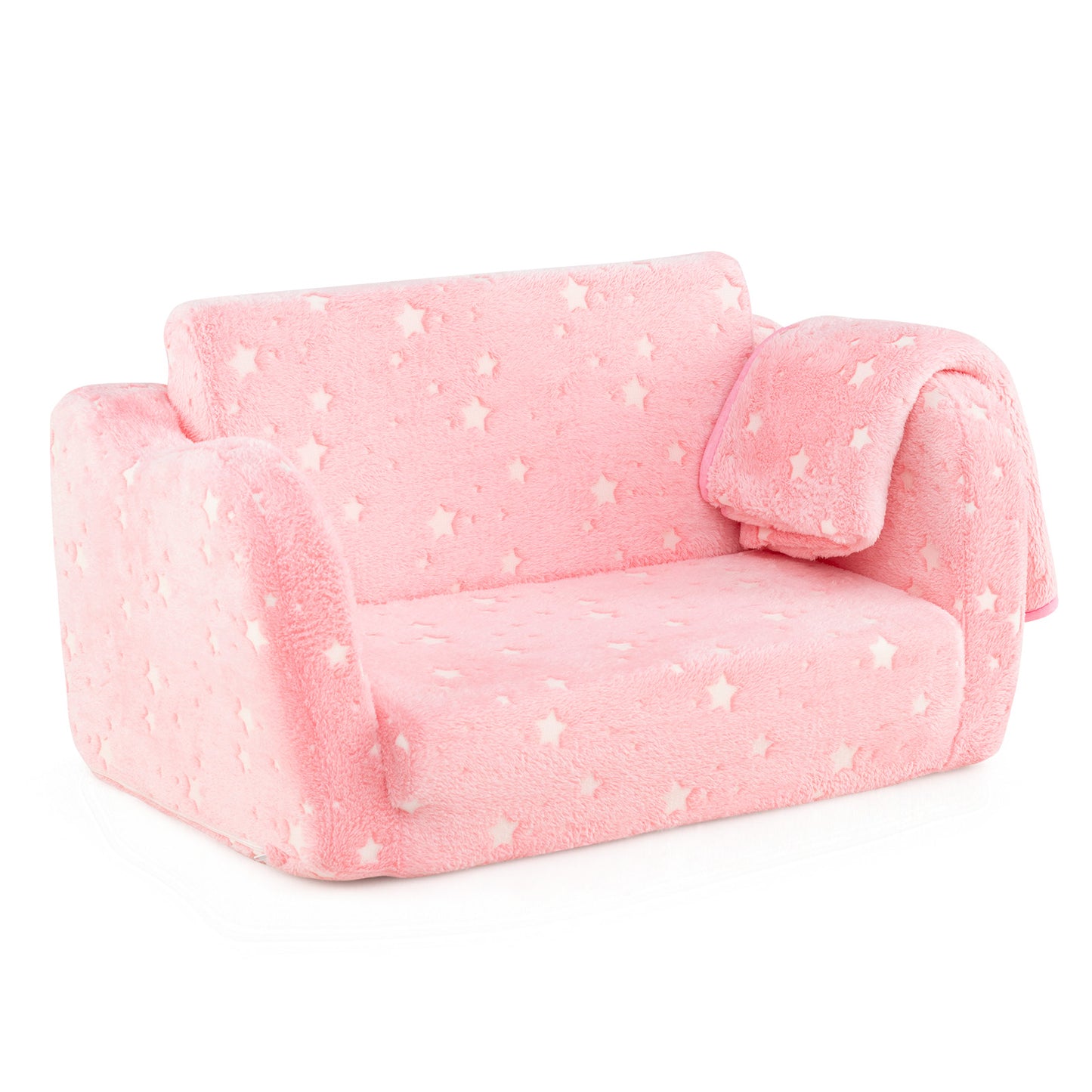 Kids Folding Couch with Blanket - Glow in the Dark