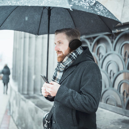 Behind-the-Head Ear Warmers for Winter Sports & Outdoor Activities
