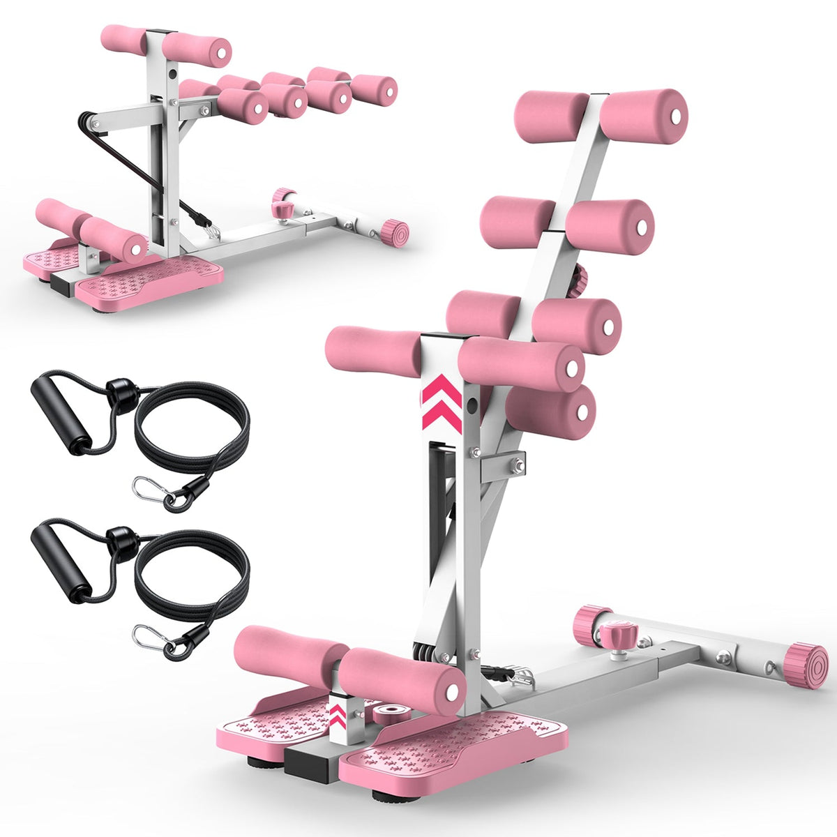 Adjustable Deep Squat Machine with Resistance Bands