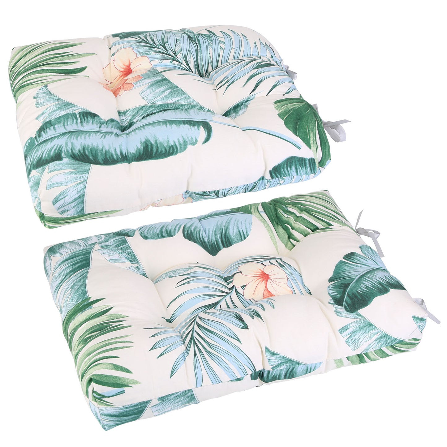 Rocking Chair Cushion Set with Non-Slip Ties - 2 Piece