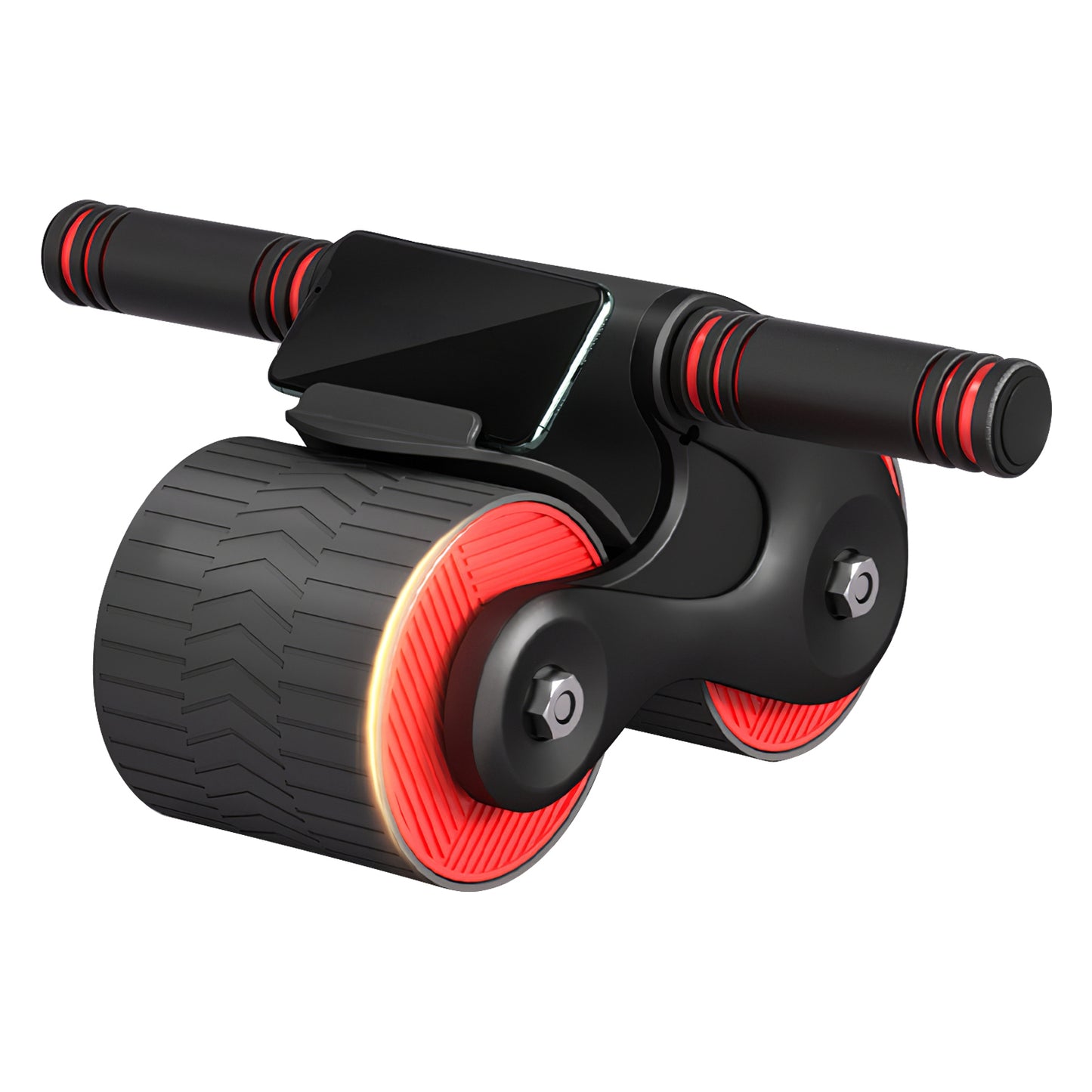 Automatic Rebound AB Roller Wheel with Kneel Pad & Phone Holder