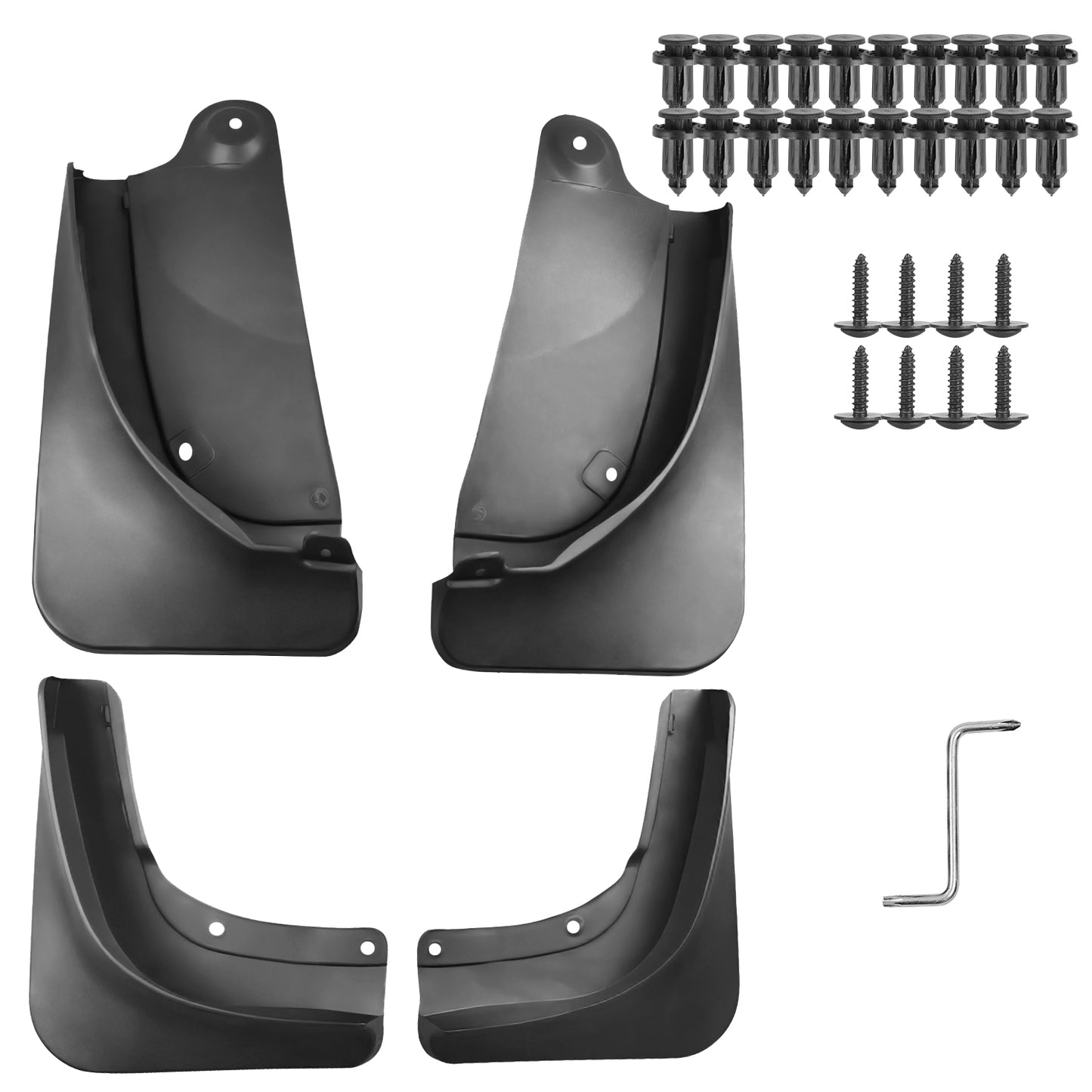 Mud Flaps for Tesla Model Y 2020-2023 No Drill Installation