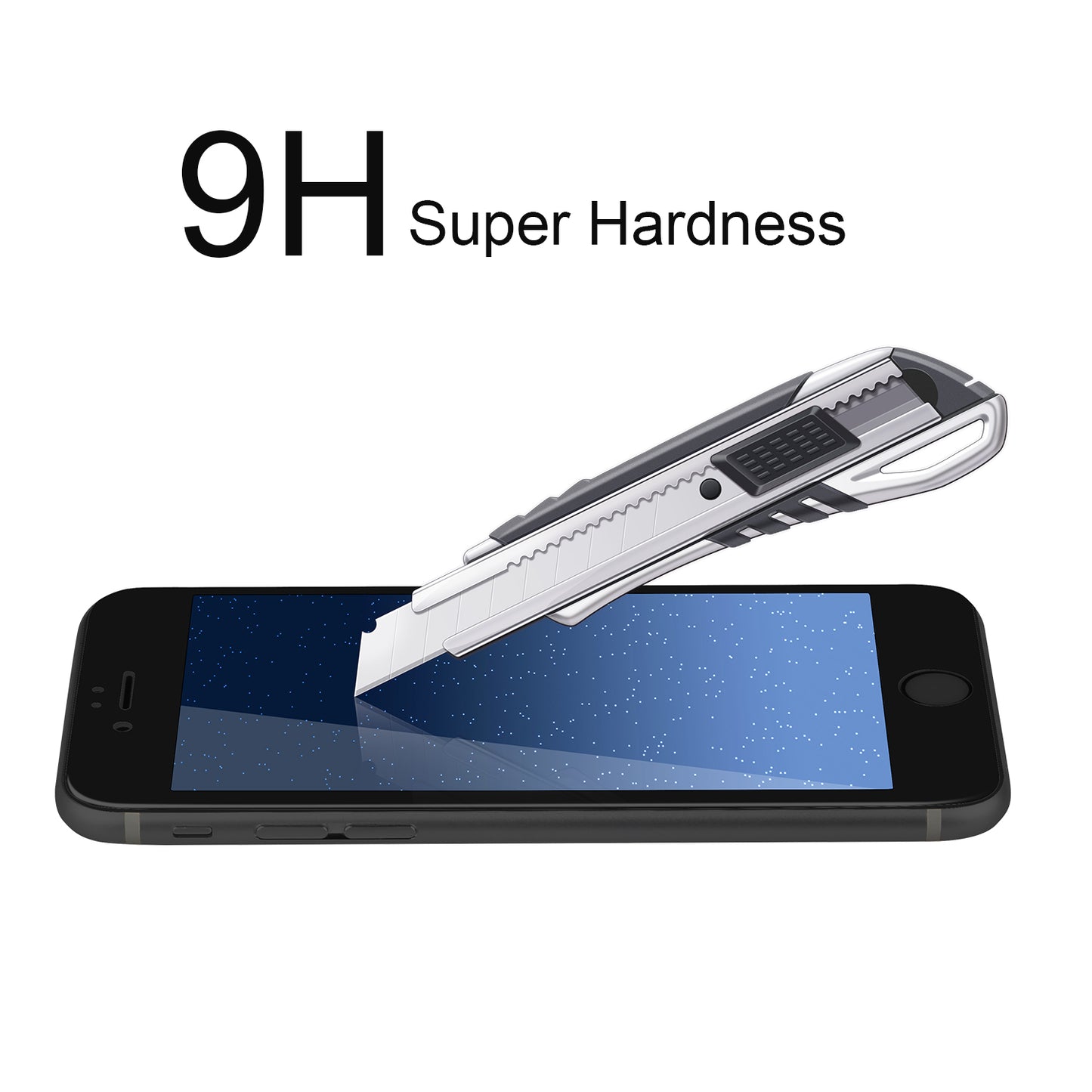 Tempered Glass Screen Protector for iPhone 6 - 3D Curved