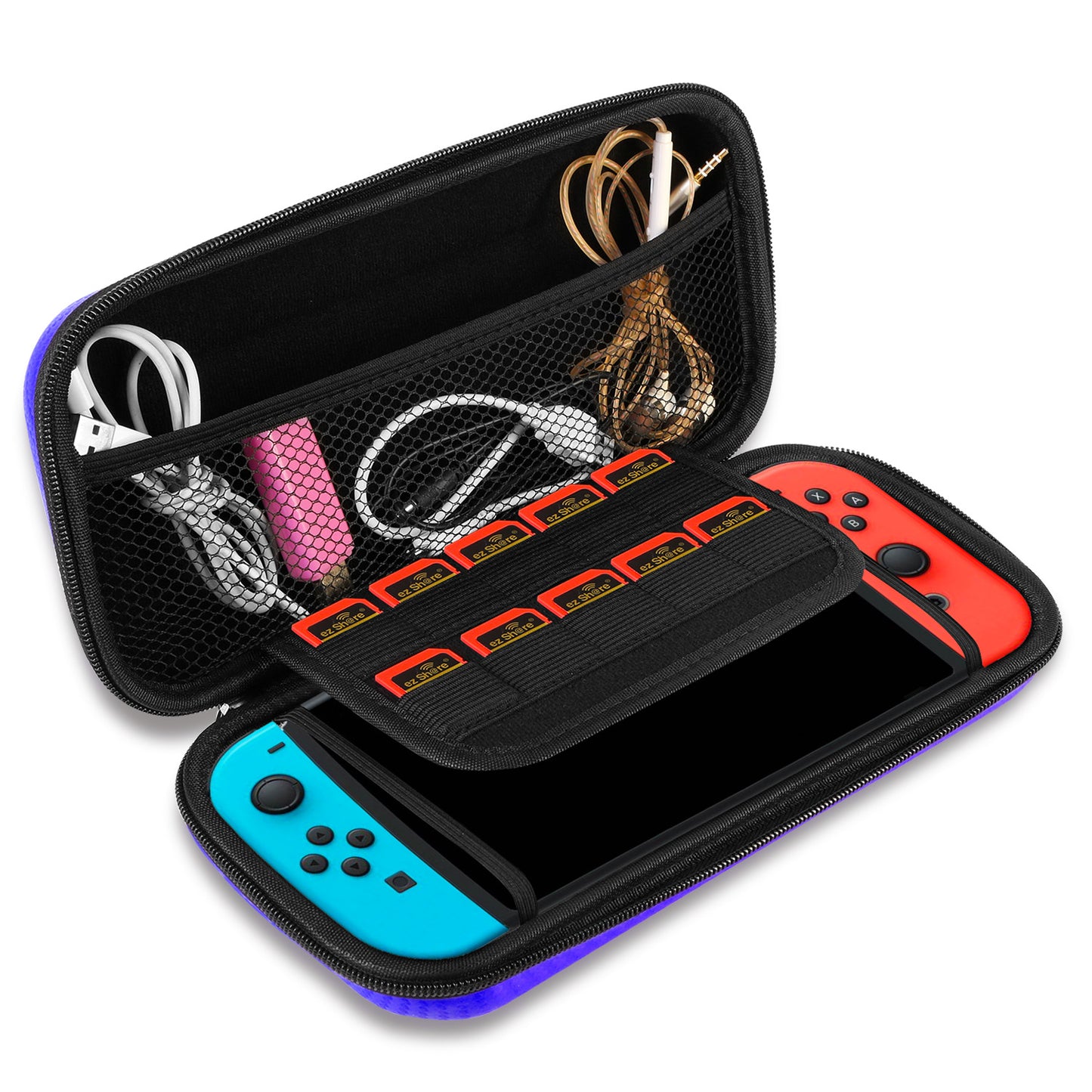 Hard Shell Carry Case for Nintendo Switch with Game Storage