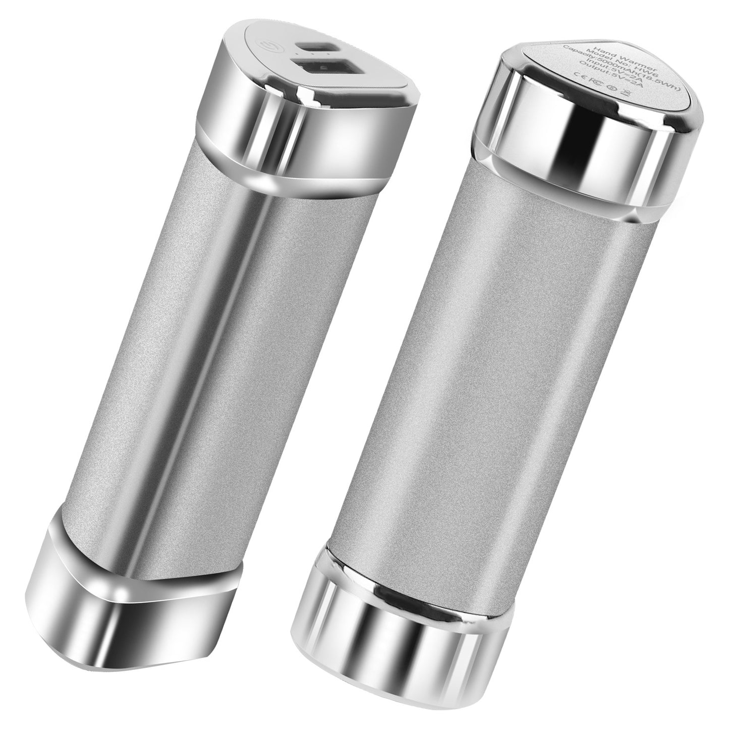 Magnetic Hand Warmers 2-Pack with 10000mAh Power Bank