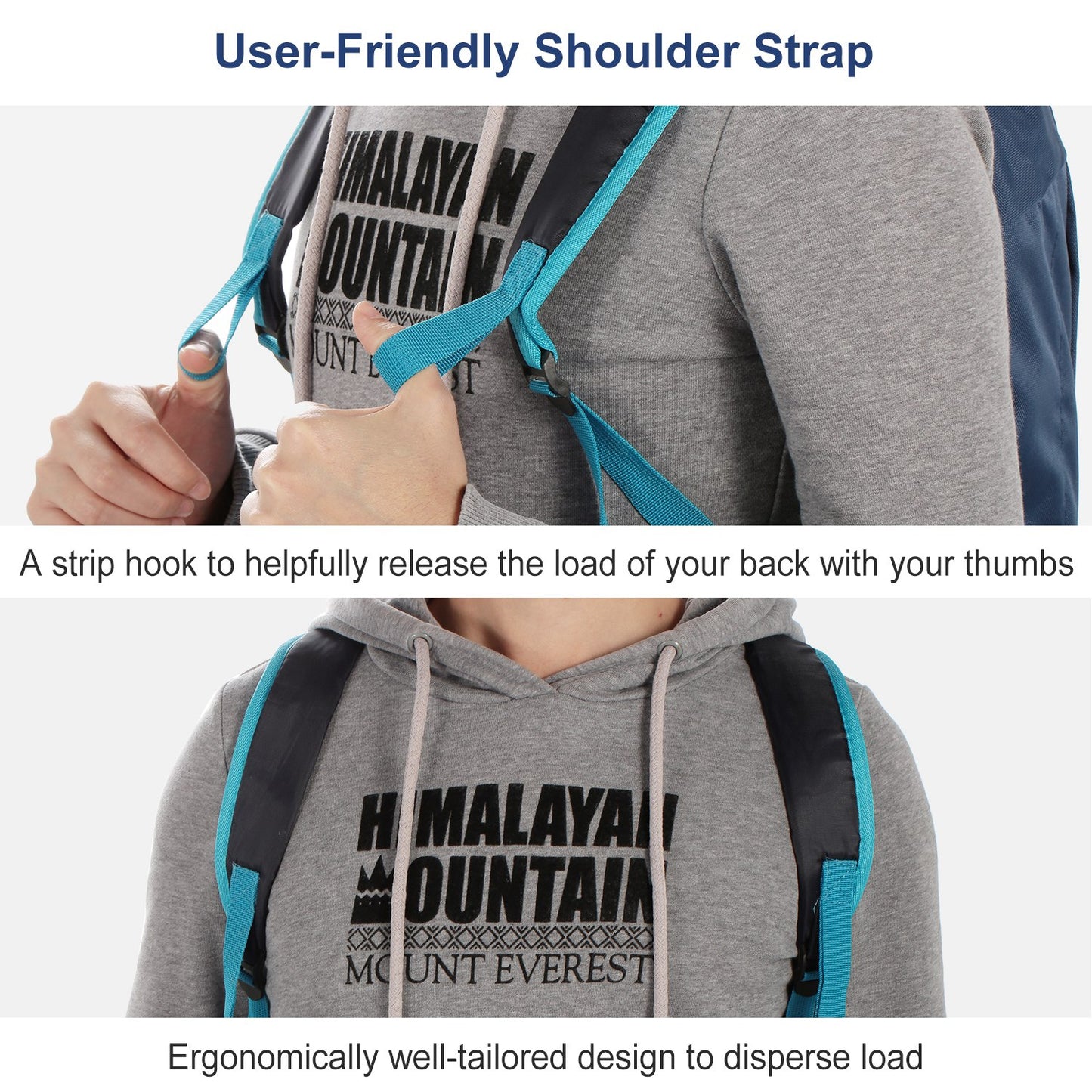 10L Waterproof Daypack for Hiking, Cycling & Travel