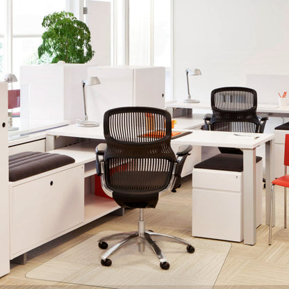 Chair Mat 36" x 48" PVC Floor Protector for Hard Floors
