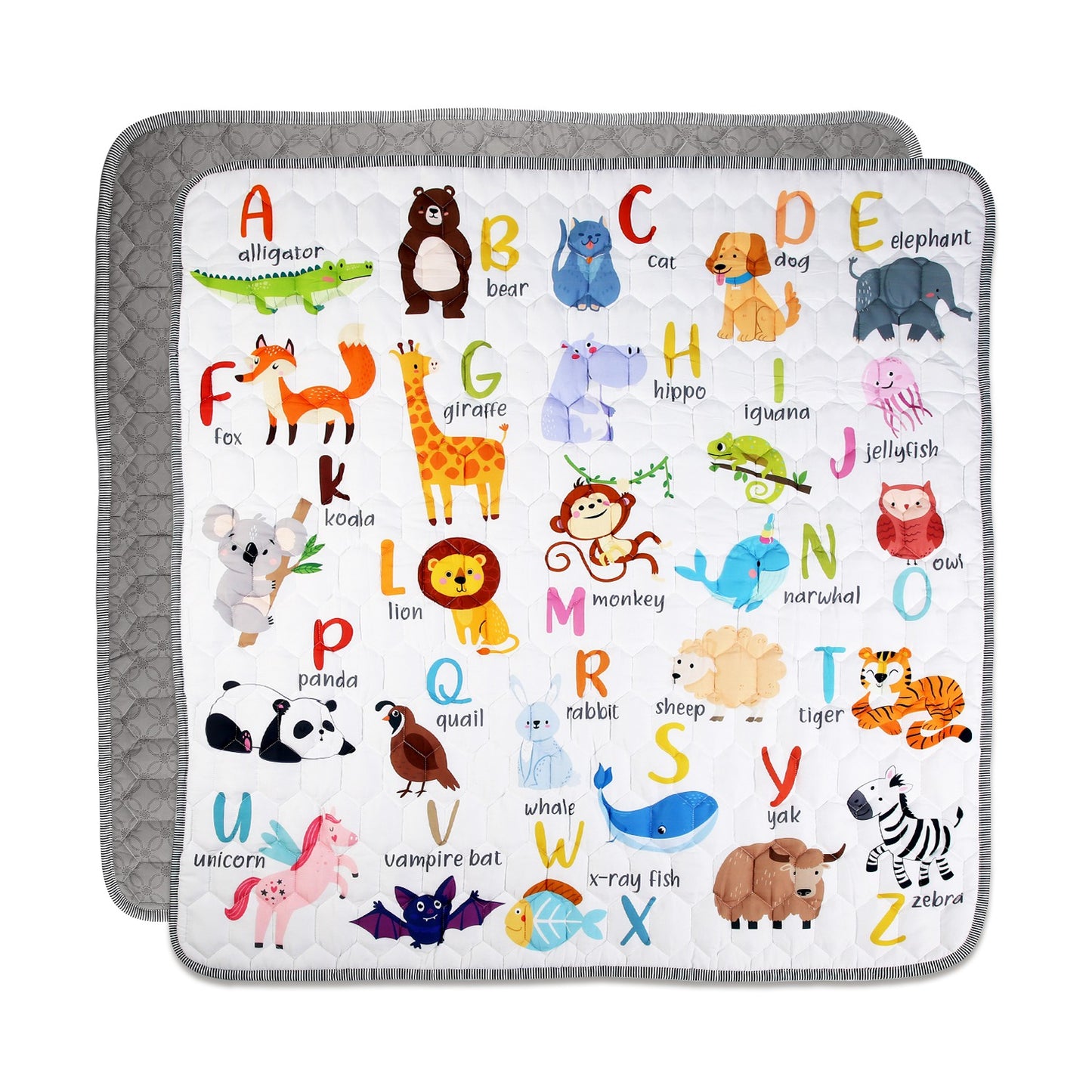 Baby Play Mat 50x50IN Non-Slip Foldable Crawling Mat