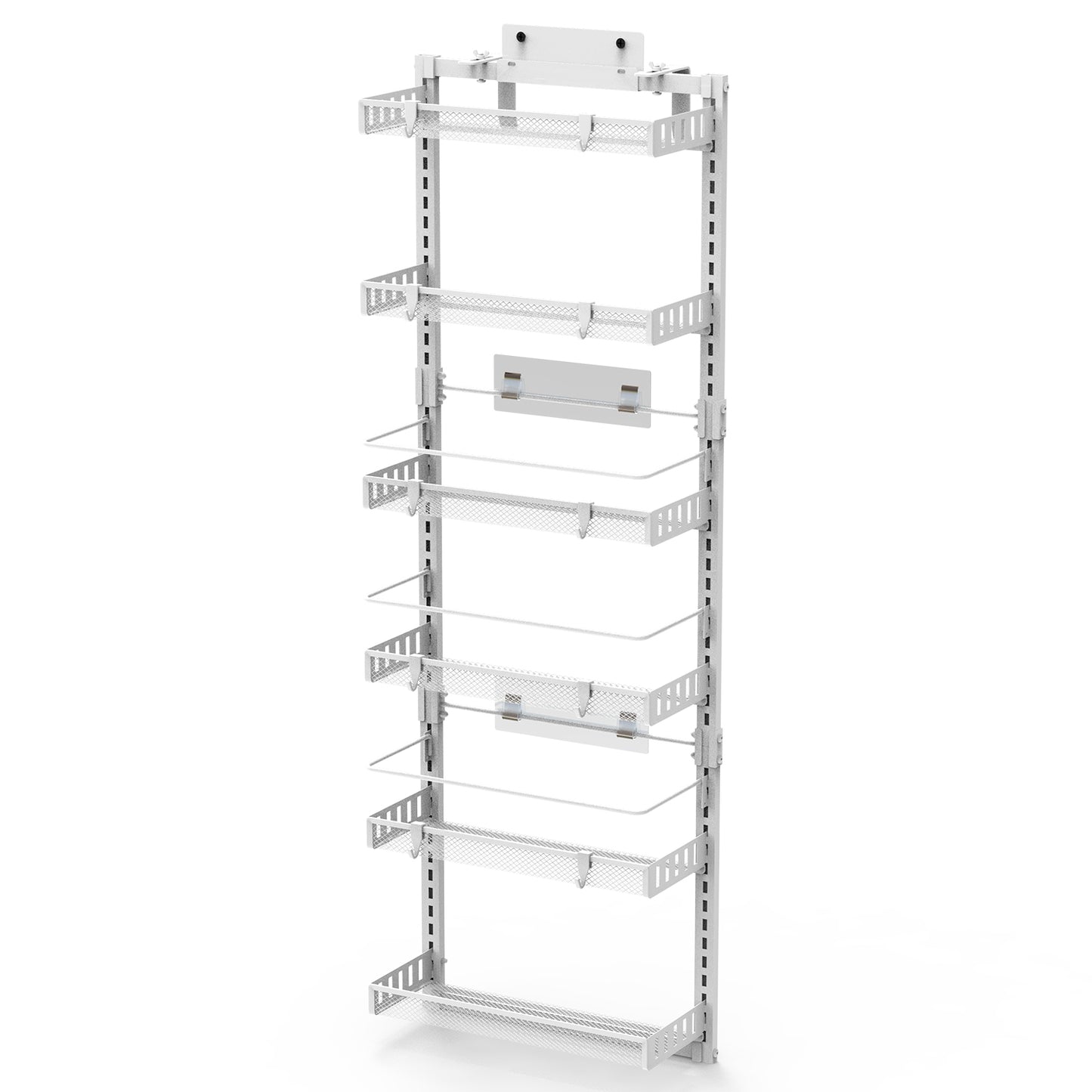 Over The Door Organizer 6-Tier Pantry Rack with 110lb Capacity