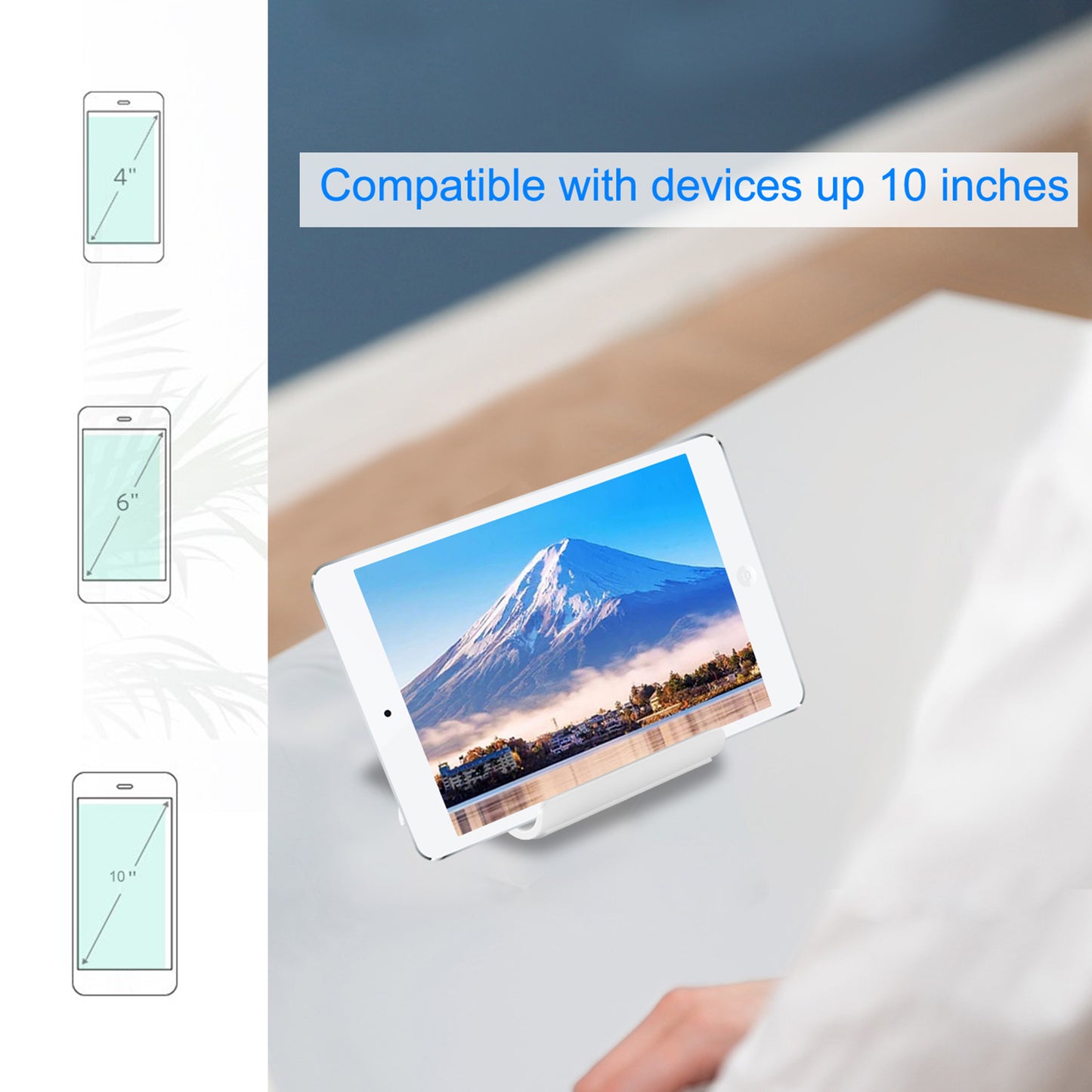 Adjustable Phone Stand for Desk – Multi-Angle Tablet Holder