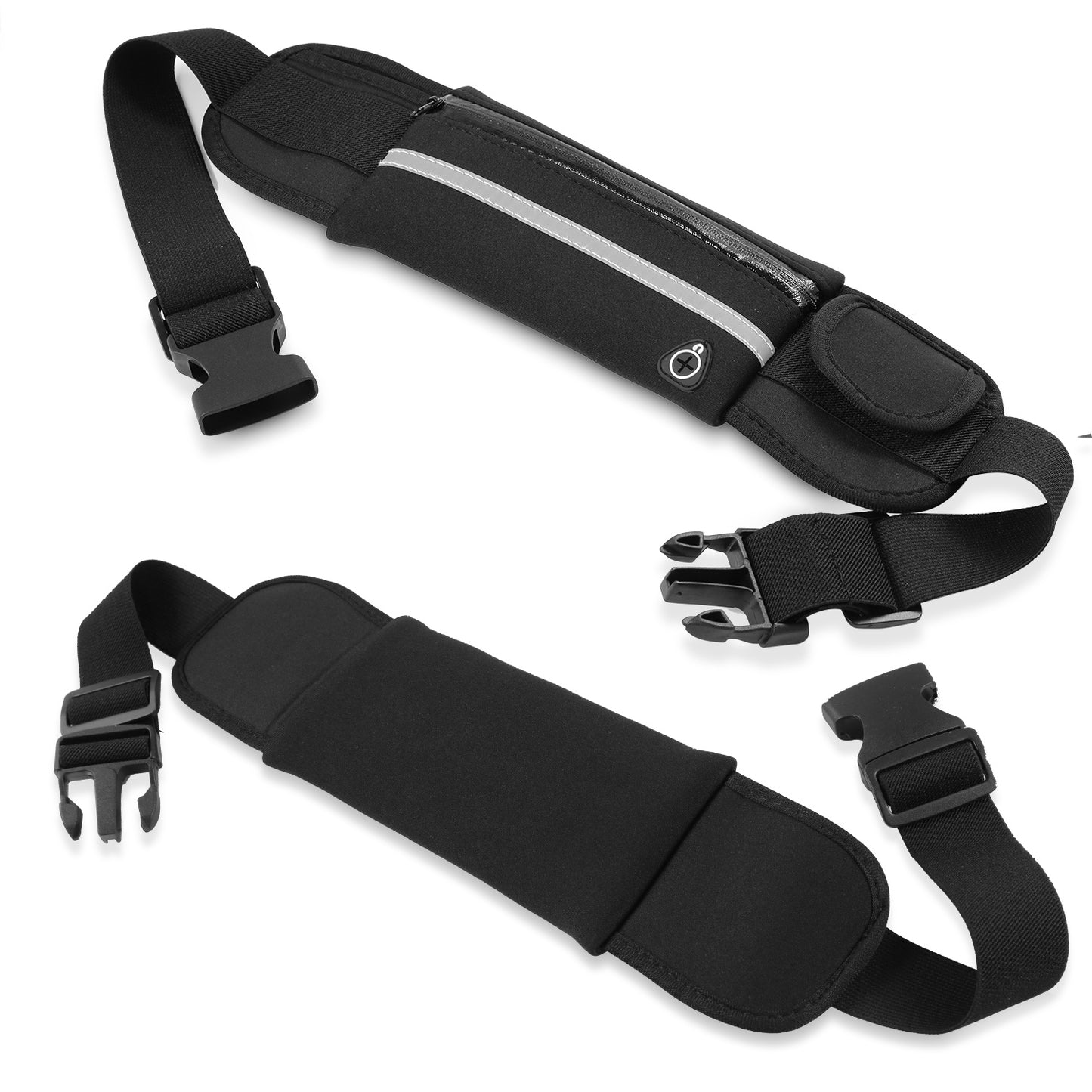 Running Belt Bag Waterproof Adjustable Waist Pack with Pockets