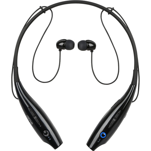 Wireless Sports Neckband Headphones with Magnetic Earbuds