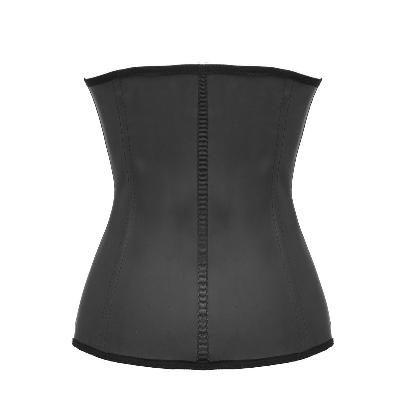 Latex Waist Trainer Corset with Zipper and Hook Closure