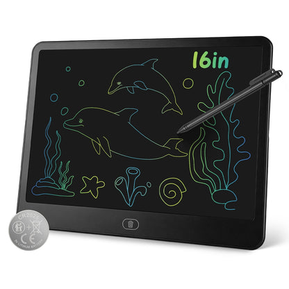 LCD Writing Tablet for Kids with Stylus & Lock Function