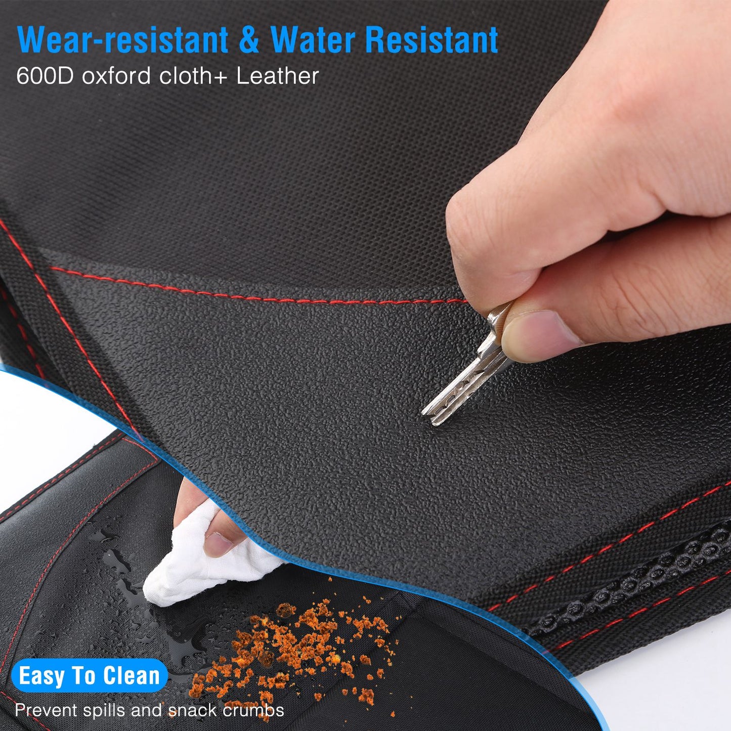 Car Seat Protector with Thick Padding - 2 Pack