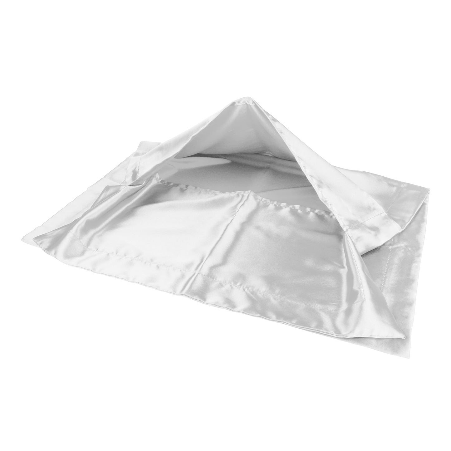 Satin Pillowcases King Size Set of 2 - White