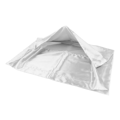 Satin Pillowcases King Size Set of 2 - White