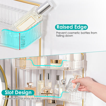 3-Tier Corner Countertop Organizer for Bathroom & Vanity