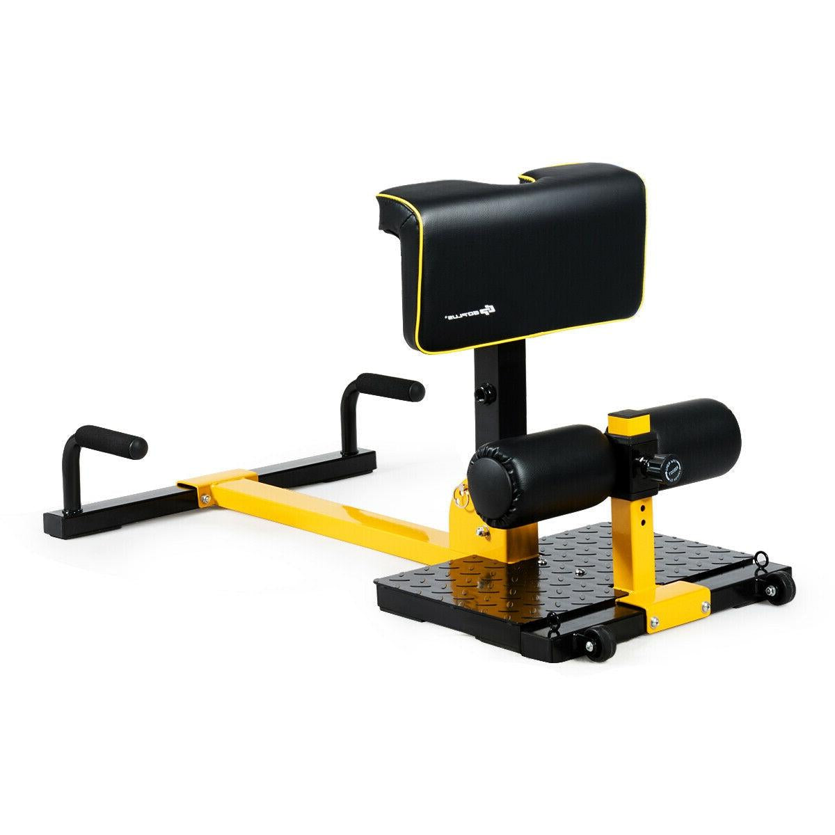 8-in-1 Multifunctional Sissy Squat Bench with Adjustable Height