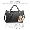 Chic Leather Handbag Set