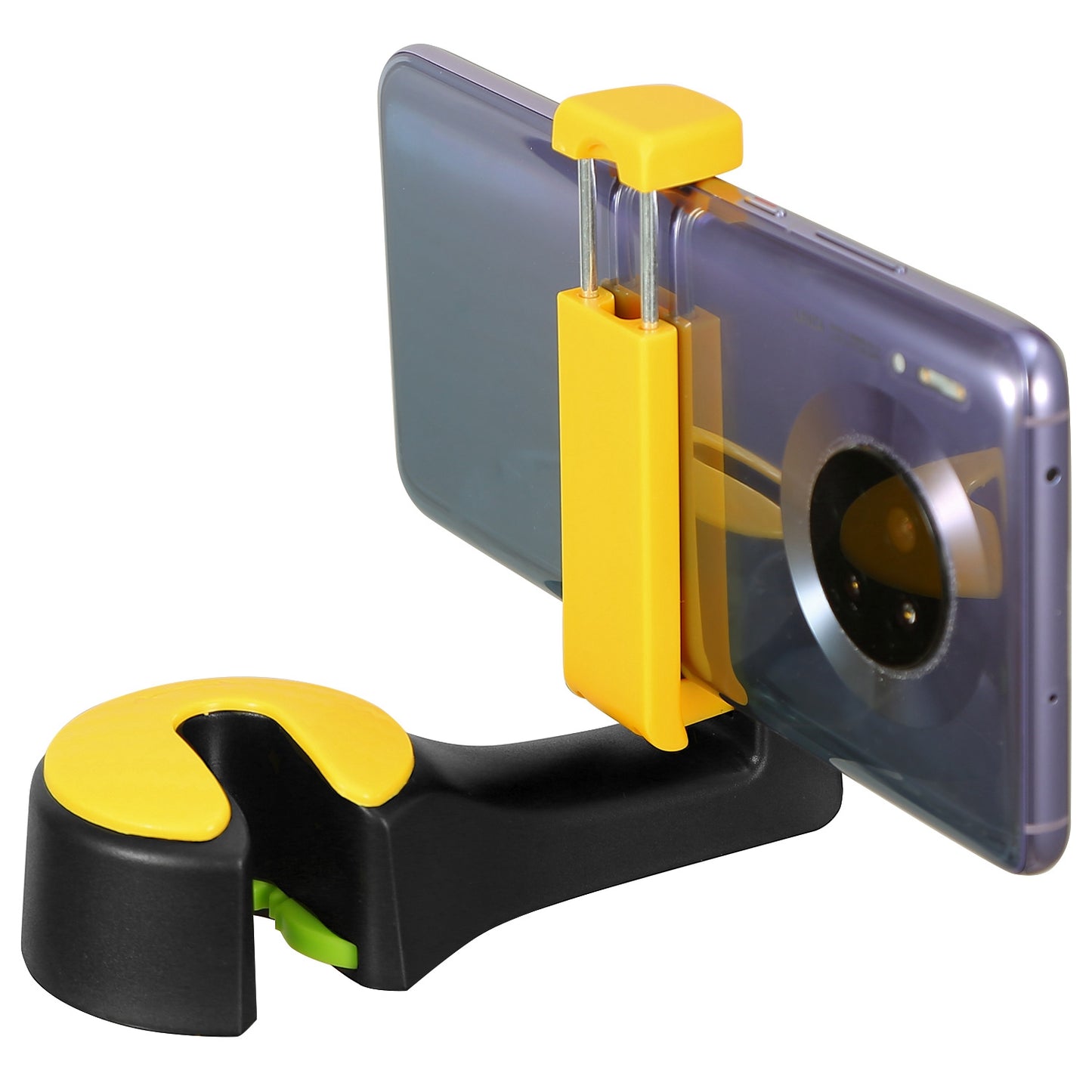 Car Headrest Hook with Phone Holder and Locking Design