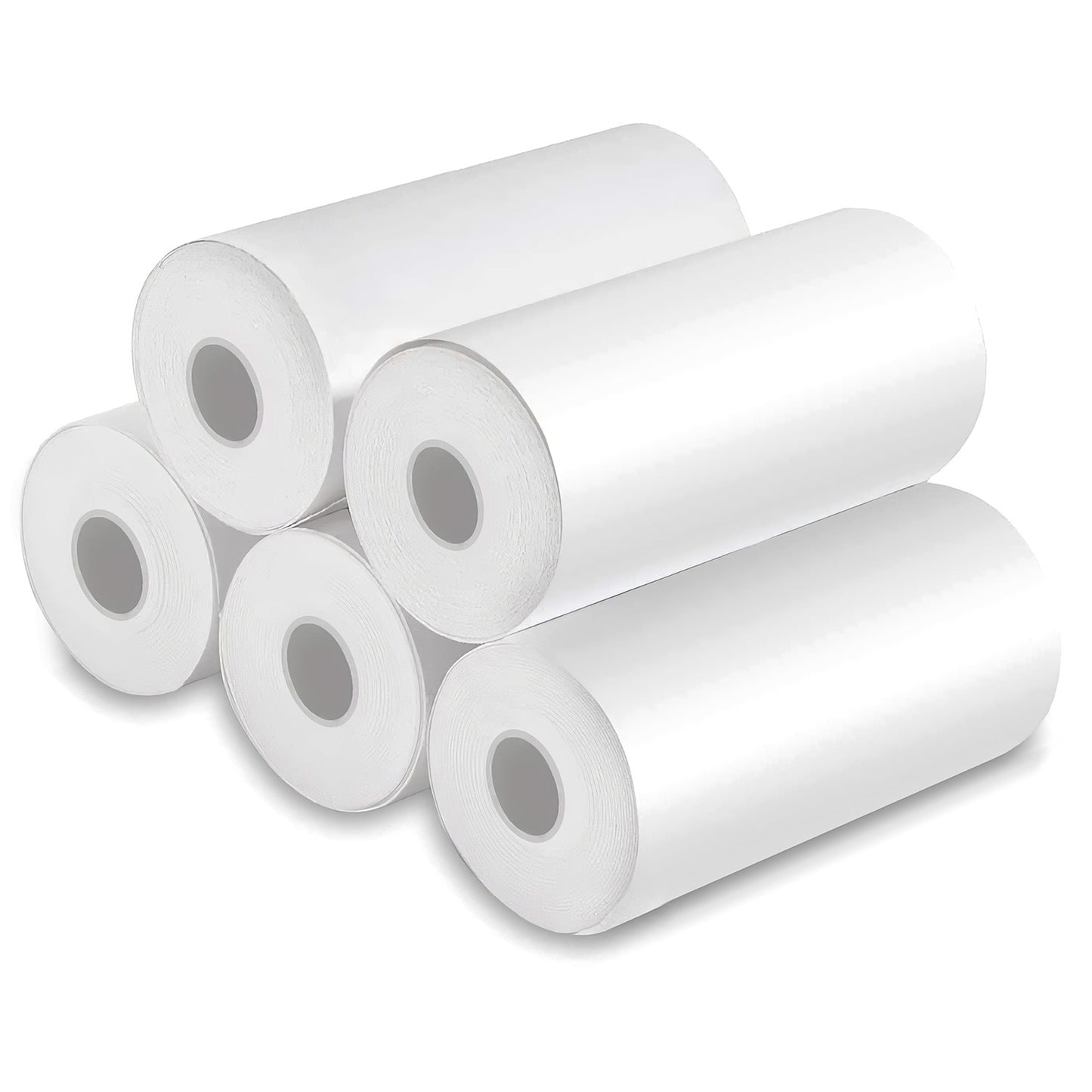 Thermal Printer Paper Rolls 57x25mm - 5 Pack White