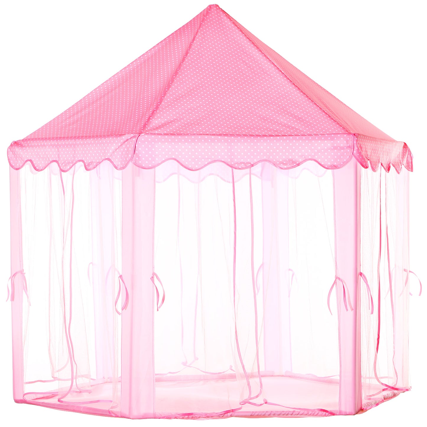 Princess Castle Play Tent for Girls with Carry Case
