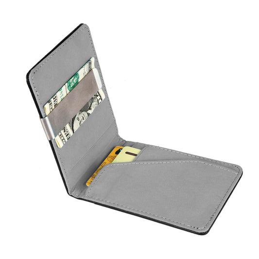 Unisex Leather Wallet Credit Card Holder