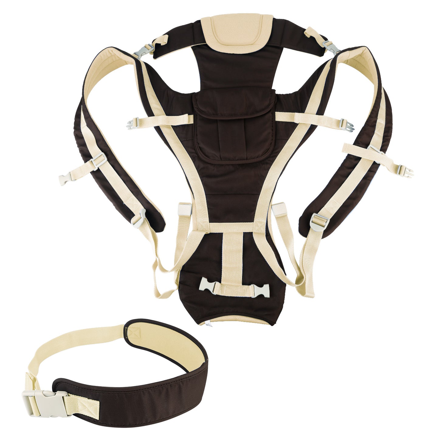 Baby Carrier with 4 Carrying Positions - Breathable & Adjustable