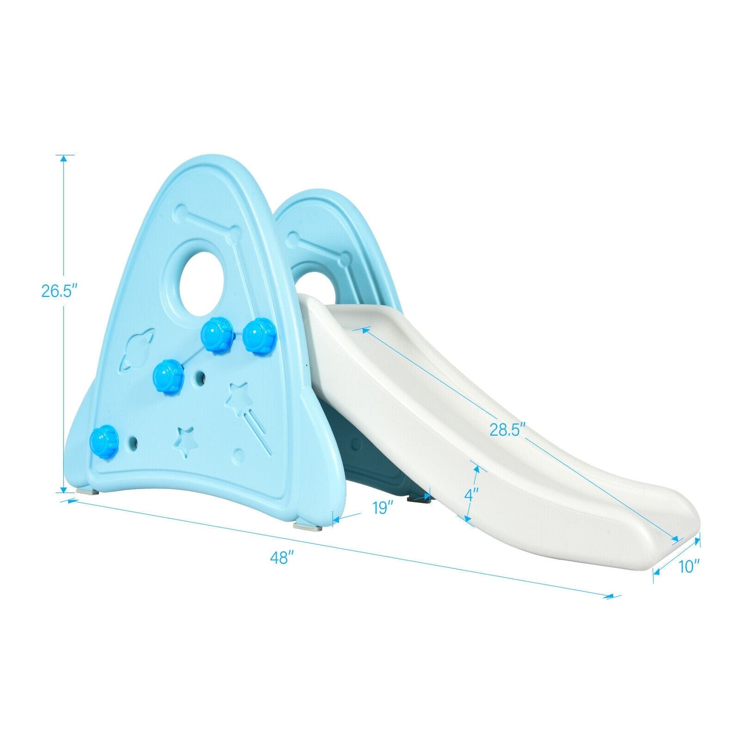 Freestanding Baby Slide Indoor First Play Climber Slide Set for Boys Girls
