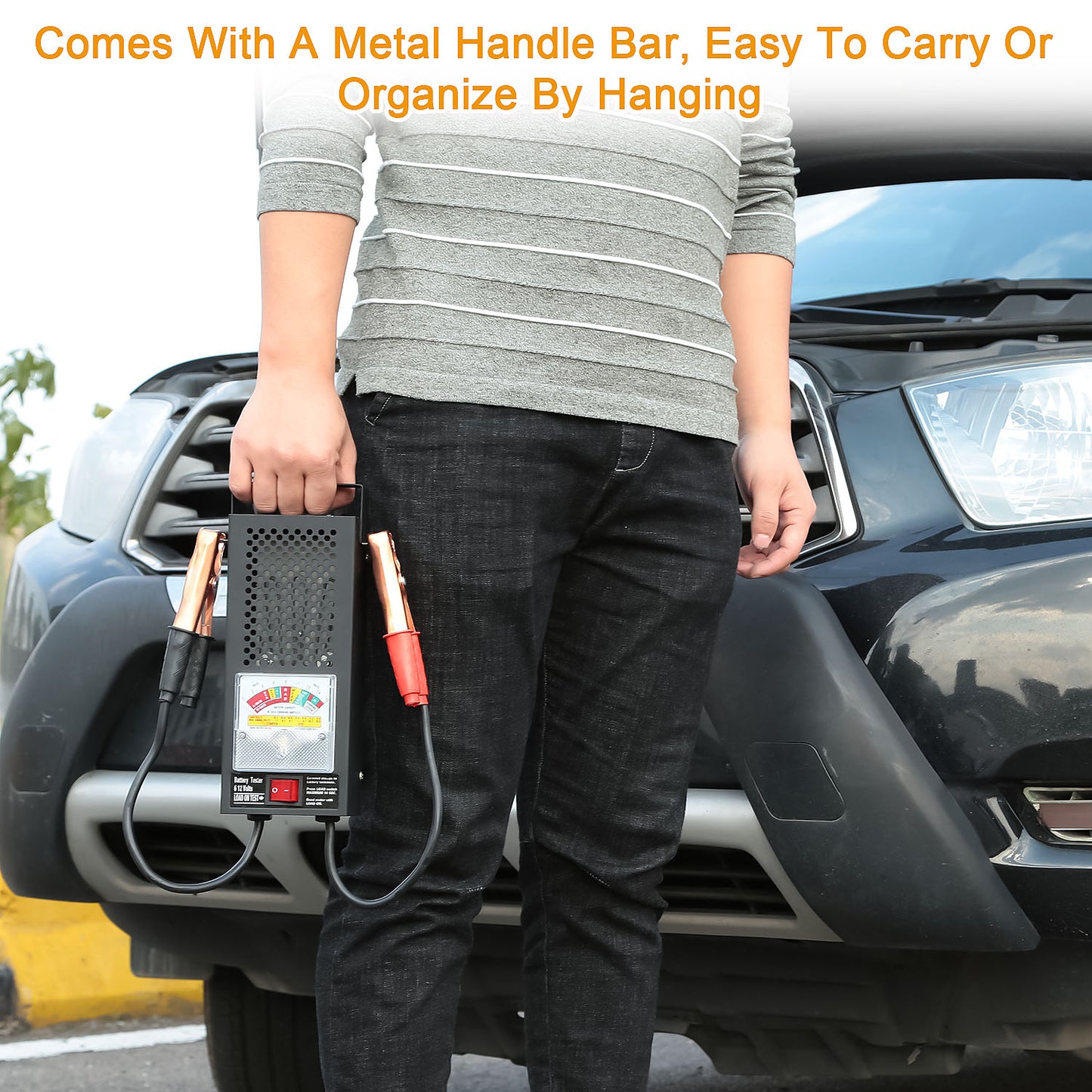 Battery Load Tester 6-12V 100A with Insulated Copper Clips