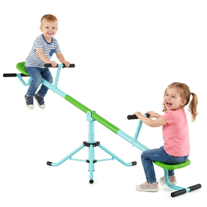 360° Rotating Kids Seesaw with Swivel Action